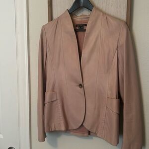 Theory Lambskin Leather Jacket